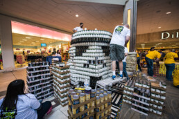 DI Foundation designs and builds storm trooper Canstruction