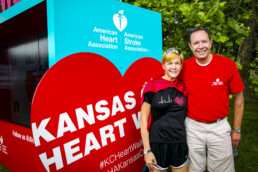 KC Heart Walk Social Media Zone designed by Dimensional Innovations