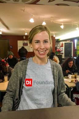 DI Foundation volunteer at KC Community Kitchen